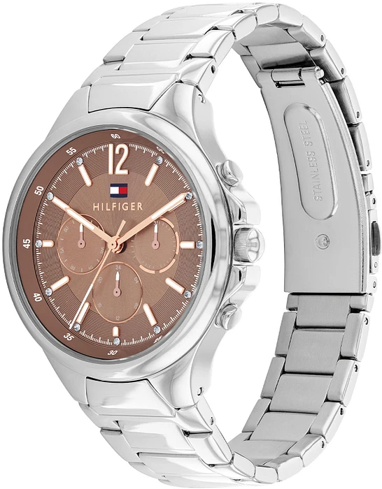 Tommy Hilfiger TH1782596 Horloge Dames Zilverkleurig 40mm Tommy Hilfiger TH1782596 Horloge Dames Zilverkleurig 40mm