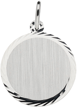 Silver Lining Graveerplaatje Rond 19x16mm Zilver 142.0034.16