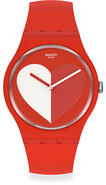 Swatch HALF <3 WHITE SO29Z112