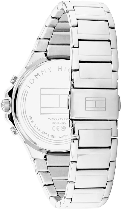 Tommy Hilfiger TH1782596 Horloge Dames Zilverkleurig 40mm Tommy Hilfiger TH1782596 Horloge Dames Zilverkleurig 40mm