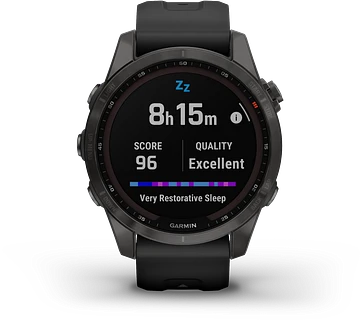 Garmin fēnix® 7S Sapphire Solar, Carbon Grey DLC titanium 010-02539-25