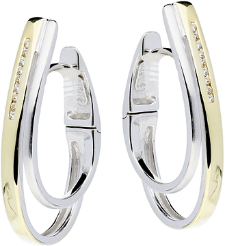 Silver Lining Klapoorr.Elegance Bico CZ Zilver Gp/Rd 107.5153.00