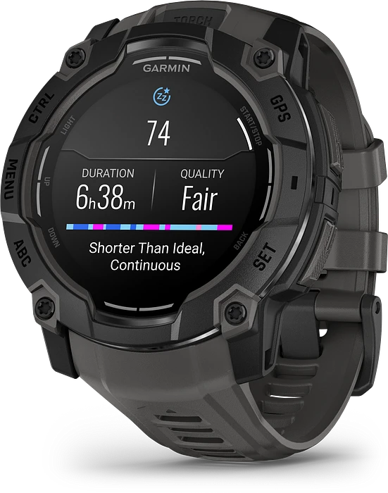 Garmin Instinct 3 Instinct 3, 50mm,AMOLED, Black Bezel with Charcoal Band 010-03020-00 Garmin Instinct 3 Instinct 3, 50mm,AMOLED, Black Bezel with Charcoal Band 010-03020-00