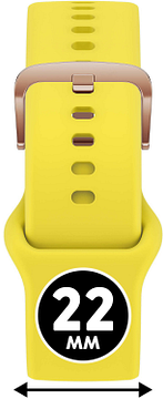 Ice Watch Smart 022594 BLAZING YELLOW - ROSE Goudkleurig 22mm Band