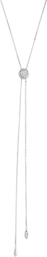 Silver Lining Collier schuifbedel cirkel CZ 925 102.2052.70