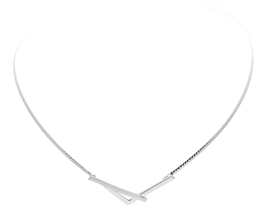 Silver Lining Choker Tussenstuk Mat/Glans CZ 925 103.0716.45