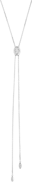 Silver Lining Collier schuifbedel Ovaal CZ 925 102.2050.70