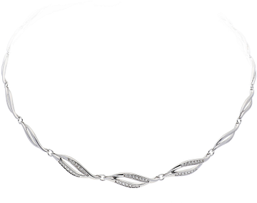 Silver Lining Choker Tussenstuk Deluxe CZ 925 Rd 103.1042.42