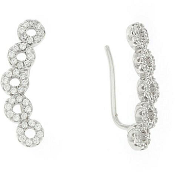 Silver Lining Earcuffs Rondjes Pave CZ Zilver Rd 106.0935.00