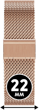 Ice Watch Smart 022557 MILANESE - ROSE Goudkleurig 22mm Band