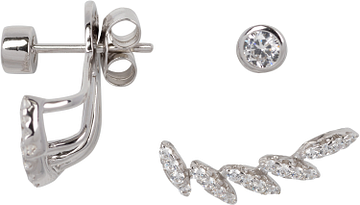 Silver Lining Earjackets Waaier CZ Zilver Rd 106.0917.00