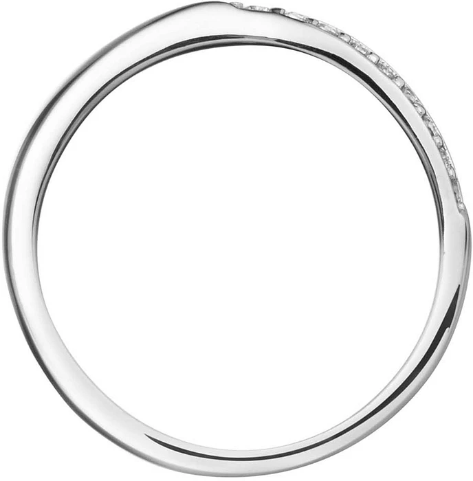 Glow Ring Sier Gerhodineerd CZ 925 114.0370 Glow Ring Sier Gerhodineerd CZ 925 114.0370