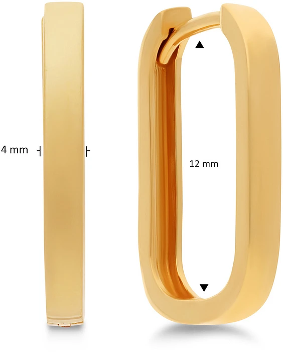 Glow Oorring Plain Hook 18*12mm 585 207.0968.00 Glow Oorring Plain Hook 18*12mm 585 207.0968.00