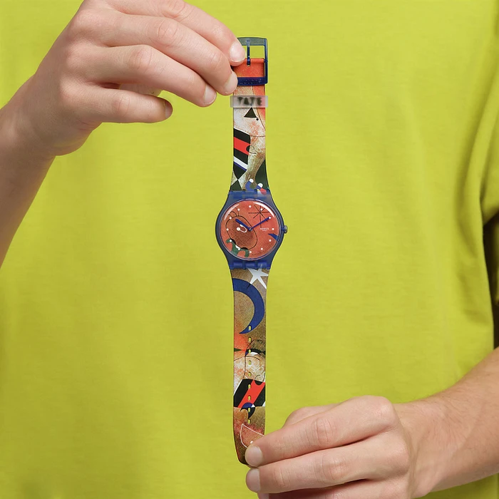 Swatch MIRO'S WOMEN & BIRD IN THE MOONLIGHT SO29Z136 Swatch MIRO'S WOMEN & BIRD IN THE MOONLIGHT SO29Z136
