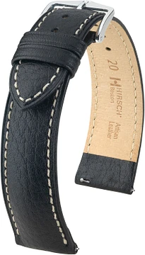 HIRSCH BOSTON M BLACK CALF Zilverkleurig
