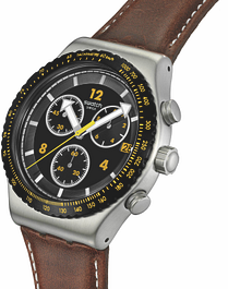 アナログ腕時計 SWATCH Swatch YVS530 ESSENTIALS CANYON CHASER CHRONOGRAPH ME Swatch Watch CANYON CHASER YVS530 Men's Brown | eBay