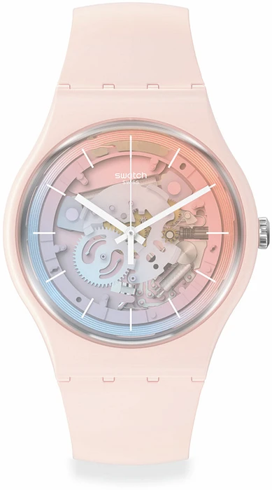 Swatch Original Bioceramic Fleetingly Pink Pay! SO32P103-5300 Swatch Original Bioceramic Fleetingly Pink Pay! SO32P103-5300