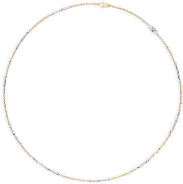 SWING JEWELS NOUVEAU 18 CT BICOLOR GOLD NECKLACE CORR D1B-45-18