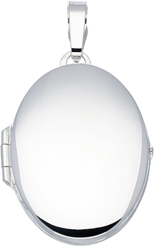 Silver Lining Medaillon Ovaal Glad 24x34 mm Zilver 145.0010.00