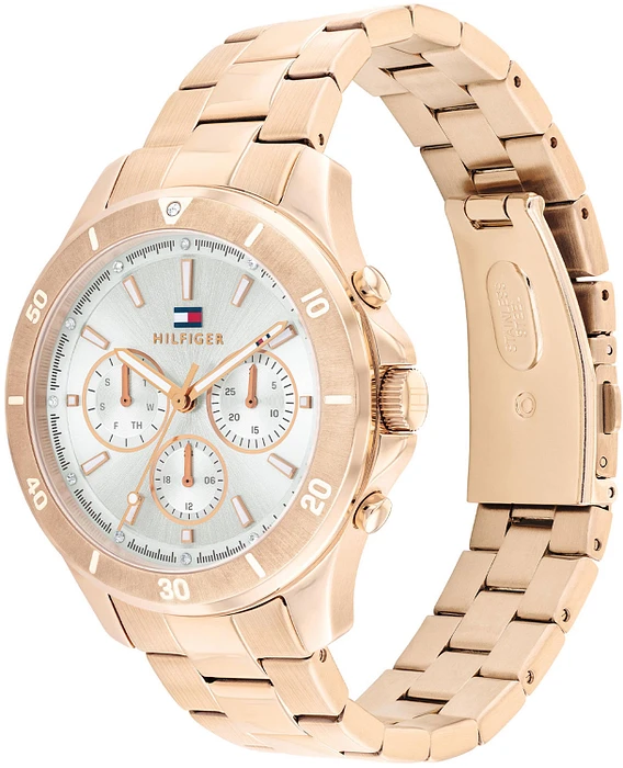 Tommy Hilfiger TH1782639 Horloge Dames Rosékleurig 38mm Tommy Hilfiger TH1782639 Horloge Dames Rosékleurig 38mm