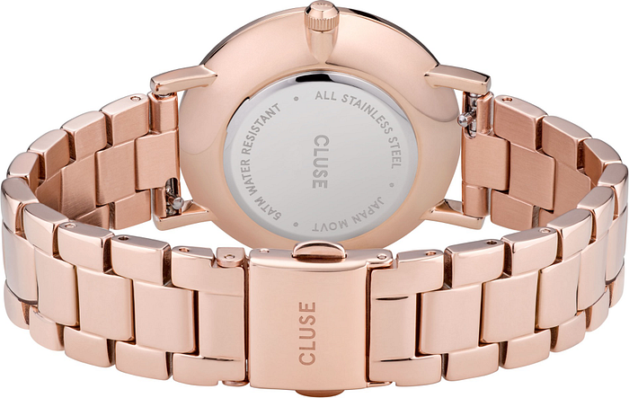 Cluse LE COURONNEMENT THREE LINK ROSE GOLD CW0101209009