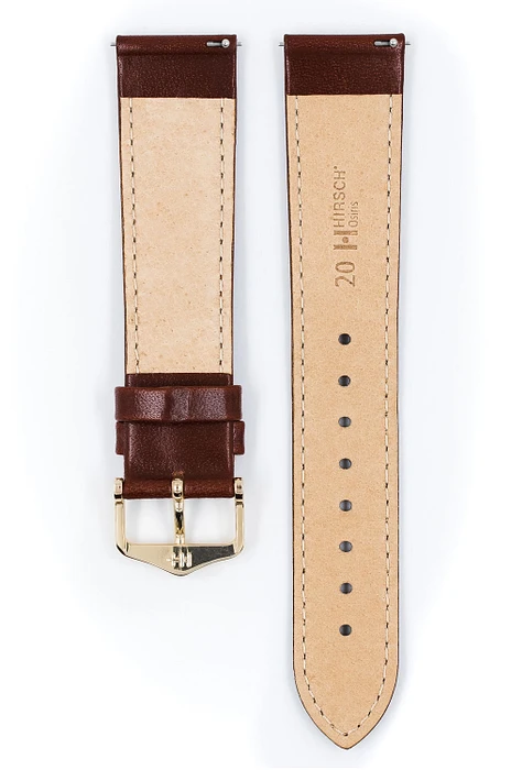 HIRSCH OSIRIS M MID BROWN SHINY CALF Goudkleurig HIRSCH OSIRIS M MID BROWN SHINY CALF Goudkleurig
