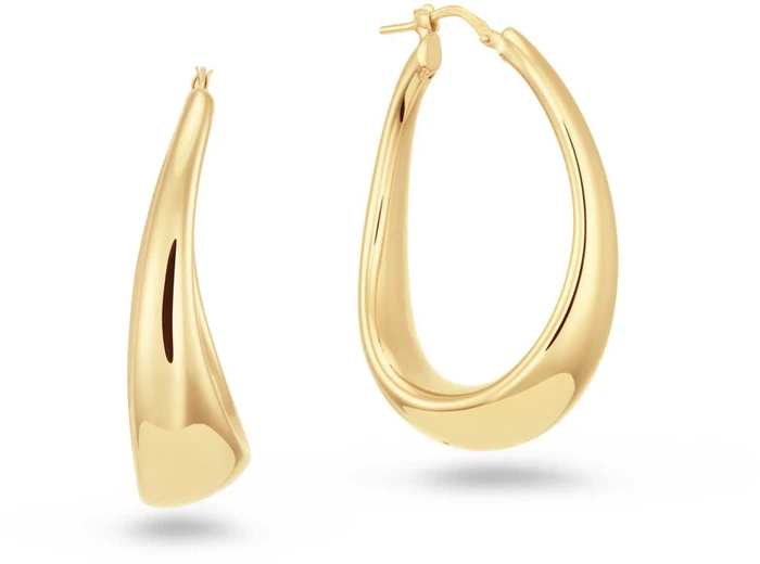Glow Oorringen XL Chunky Chic - Elips 925GP 107.8676.00 Glow Oorringen XL Chunky Chic - Elips 925GP 107.8676.00
