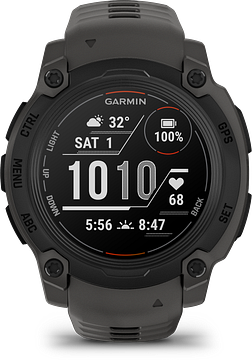 Garmin Instinct E, 40 mm, Black Bezel with Charcoal Band 010-02932-00