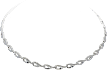 Silver Lining Choker Deluxe Mat/Glans 925 103.0518.43