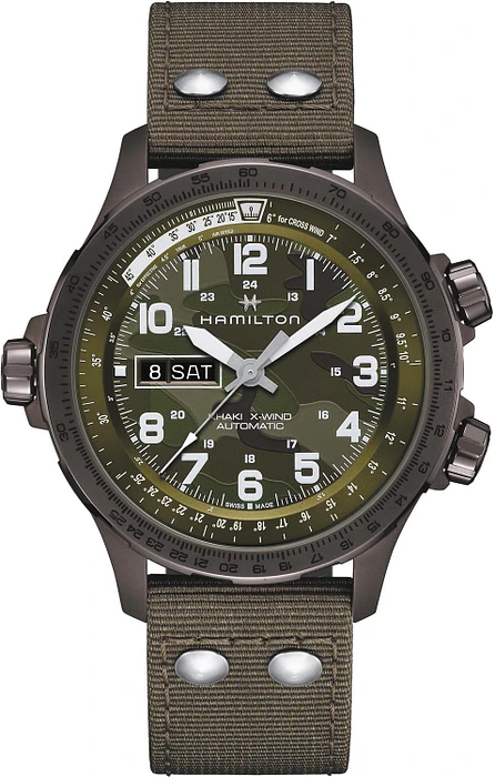 Hamilton Khaki Aviation Day Date H77775960 Hamilton Khaki Aviation Day Date H77775960