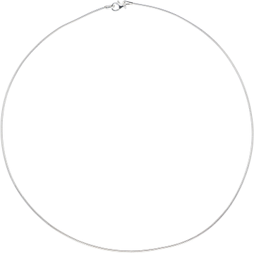 Silver Lining Omegacollier Rond 1mm 925 103.7001.43