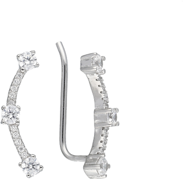 Silver Lining Earcuffs Pave CZ Zilver Rd 106.0940.00