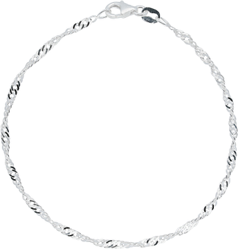 Silver Lining Schakelarmband Singapore 2.5mm 925* 104.0138.19