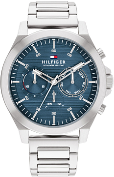 Tommy Hilfiger TH1710518 Horloge Heren Zilverkleurig 46mm