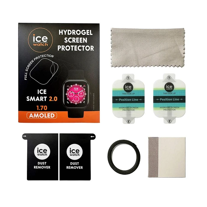 ICE WATCH SMART SCREENPROTECTOR FILM KIT ICE SMART - SQUARE 1.70 ICE WATCH SMART SCREENPROTECTOR FILM KIT ICE SMART - SQUARE 1.70