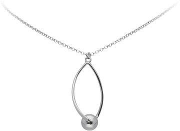 Silver Lining Collier met sphere 925 102.1187.45