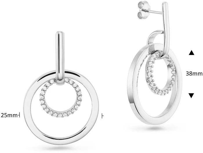Glow Oorstekers - Rond Zirkonia - 106.0685.00 Glow Oorstekers - Rond Zirkonia - 106.0685.00
