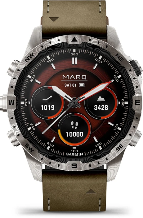 Garmin MARQ Adventurer (Gen 2) - Damascus Steel Edition 010-03393-31 Garmin MARQ Adventurer (Gen 2) - Damascus Steel Edition 010-03393-31