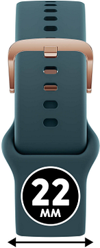 Ice Watch Smart 022551 DEEP TEAL - ROSE Goudkleurig 22mm Band