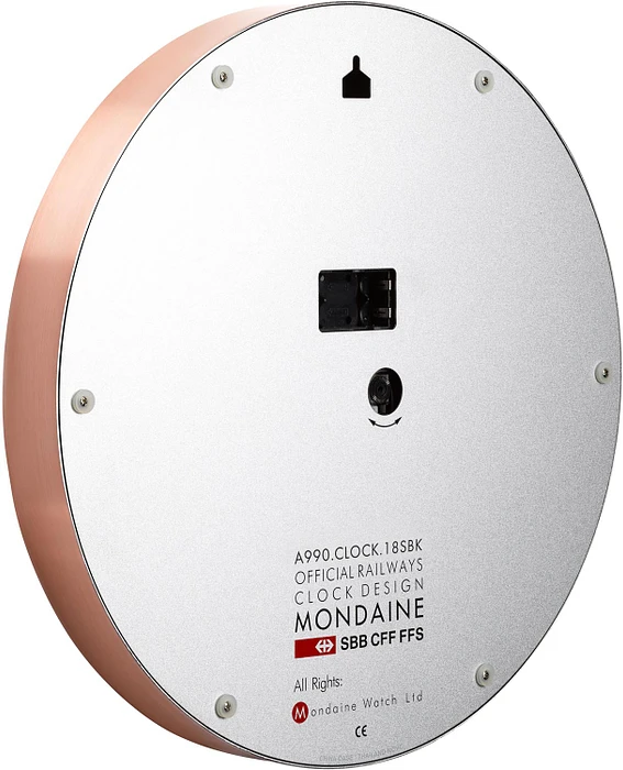 Mondaine Clock M990.CLOCK.18SBK 25cm Mondaine Clock M990.CLOCK.18SBK 25cm