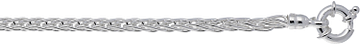 Silver Lining Schakelarmband Vossenstaart 3mm Zilver 104.0077.19