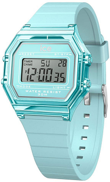 ICE watch digit retro - Sky blue - Clear - Small 022888