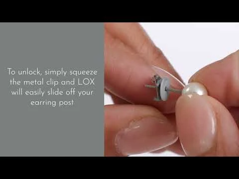 LOX | Veiligheidssluiting Oorbellen - Zilverkleurig Locking Earring backs LOX | Veiligheidssluiting Oorbellen - Zilverkleurig Locking Earring backs