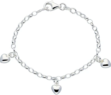 Lilly Kinderbedelarmband 3 Harten 925 Rd 104.1970.16