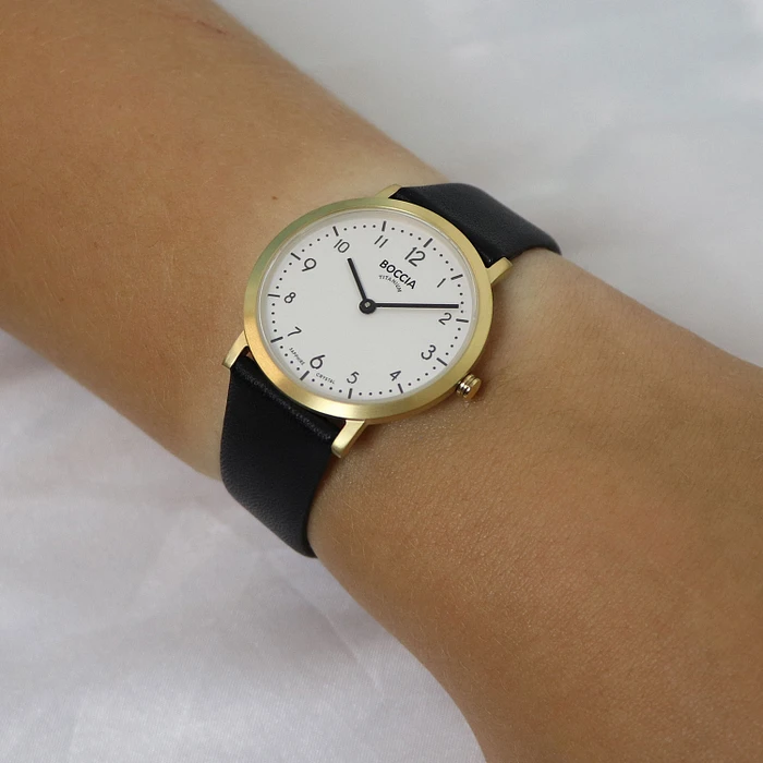 Boccia Titanium 3335-02 Dames Horloge 34mm Boccia Titanium 3335-02 Dames Horloge 34mm