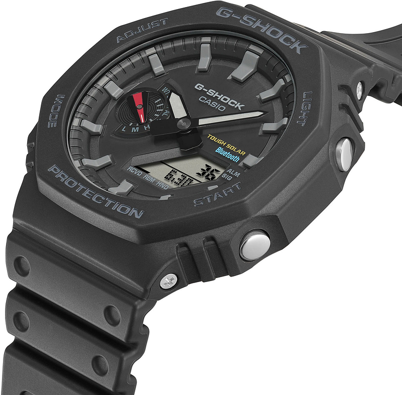 時計 G-SHOCK CARBON CORE GUARD GA-2100-1A1 GA2100-1A1 | Monochrome Black Analog-Digital Watch | Casio G