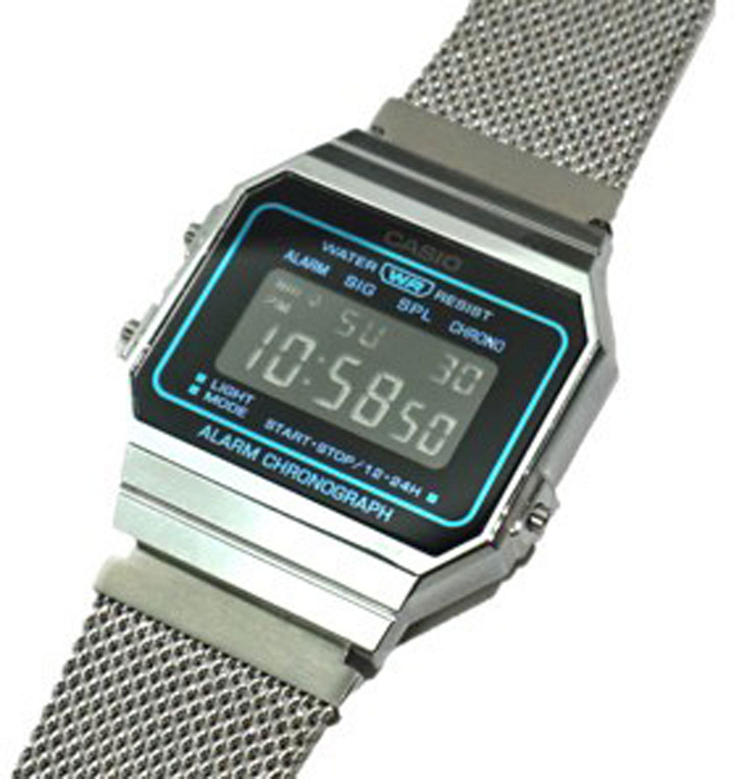 CASIO Vintage Watch A700WEMS-1BEF Man Steel