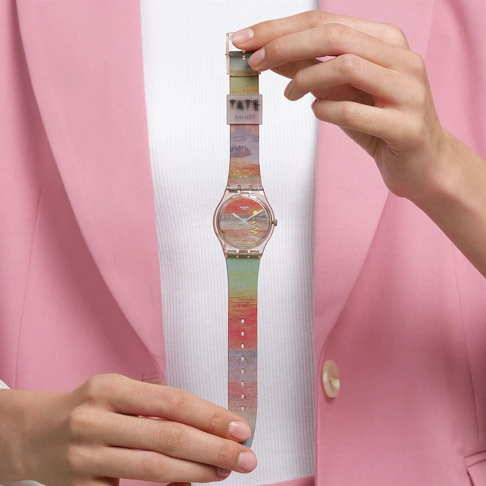 Swatch TURNER'S SCARLET SUNSET SO28Z700 Swatch TURNER'S SCARLET SUNSET SO28Z700