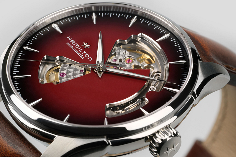 HAMILTON JAZZMASTER OPEN HEART AUTO H32675570
