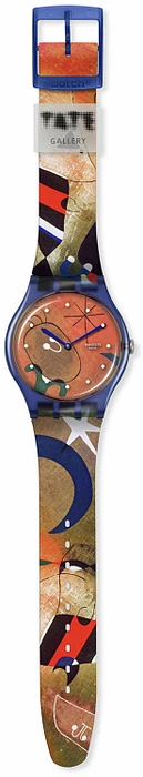 Swatch MIRO'S WOMEN & BIRD IN THE MOONLIGHT SO29Z136 Swatch MIRO'S WOMEN & BIRD IN THE MOONLIGHT SO29Z136